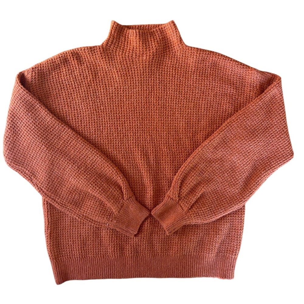 NWT Pink Rose Mock Neck Sweater